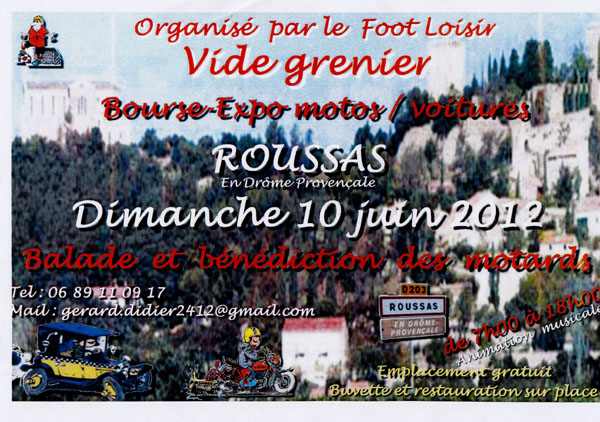 affiche motards site